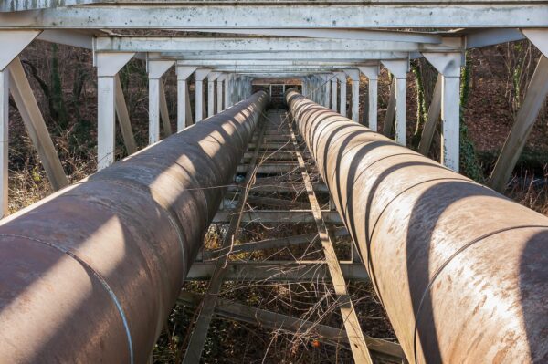 Pipes of an important gas pipeline